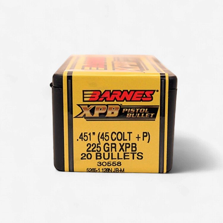 Barnes XPB .451 225gr Bullets 20pk