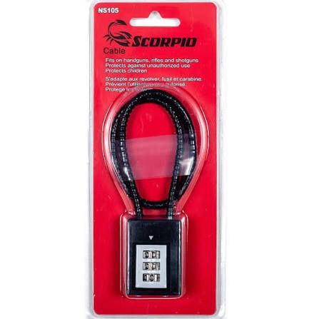 Scorpio Cable Combination Trigger Lock