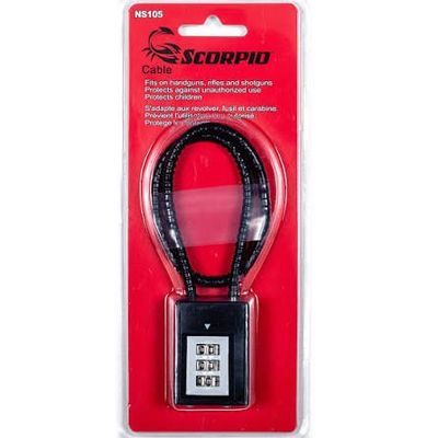 Scorpio Cable Combination Trigger Lock