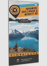 Backroad Map Folding Waterproof Squamish, Chilliwack and Merritt
