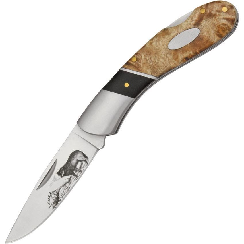 Elk Ridge Folding Knife - Wolf