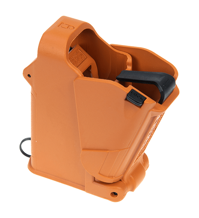 Maglula Uplula Universal Pistol Mag Loader Orange 9mm-45ACP