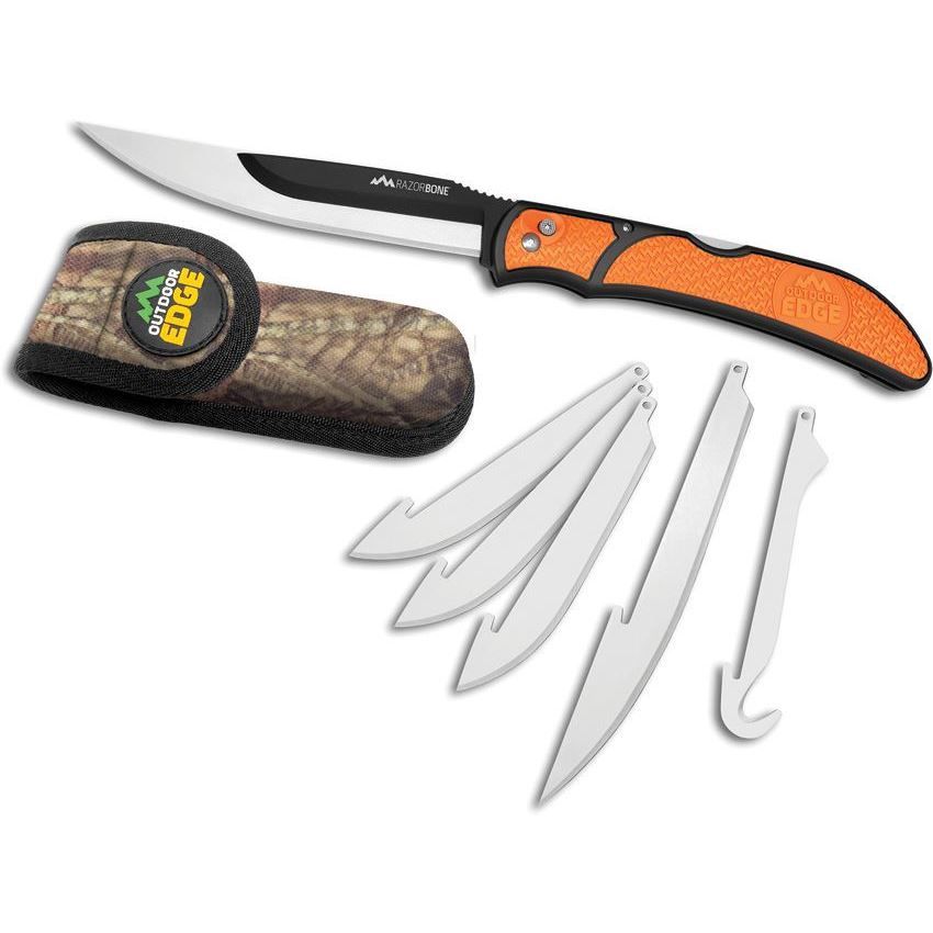 Outdoor Edge Razorbone Orange Folder 2813-0215