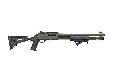 Federation Firearms SA-4 12ga w/Chokes 18.6″ ODGreen
