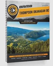 Backroad Map Spiral Thompson Okanagan BC 5th