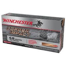 Winchester 6.8 Western 162gr Copper Impact