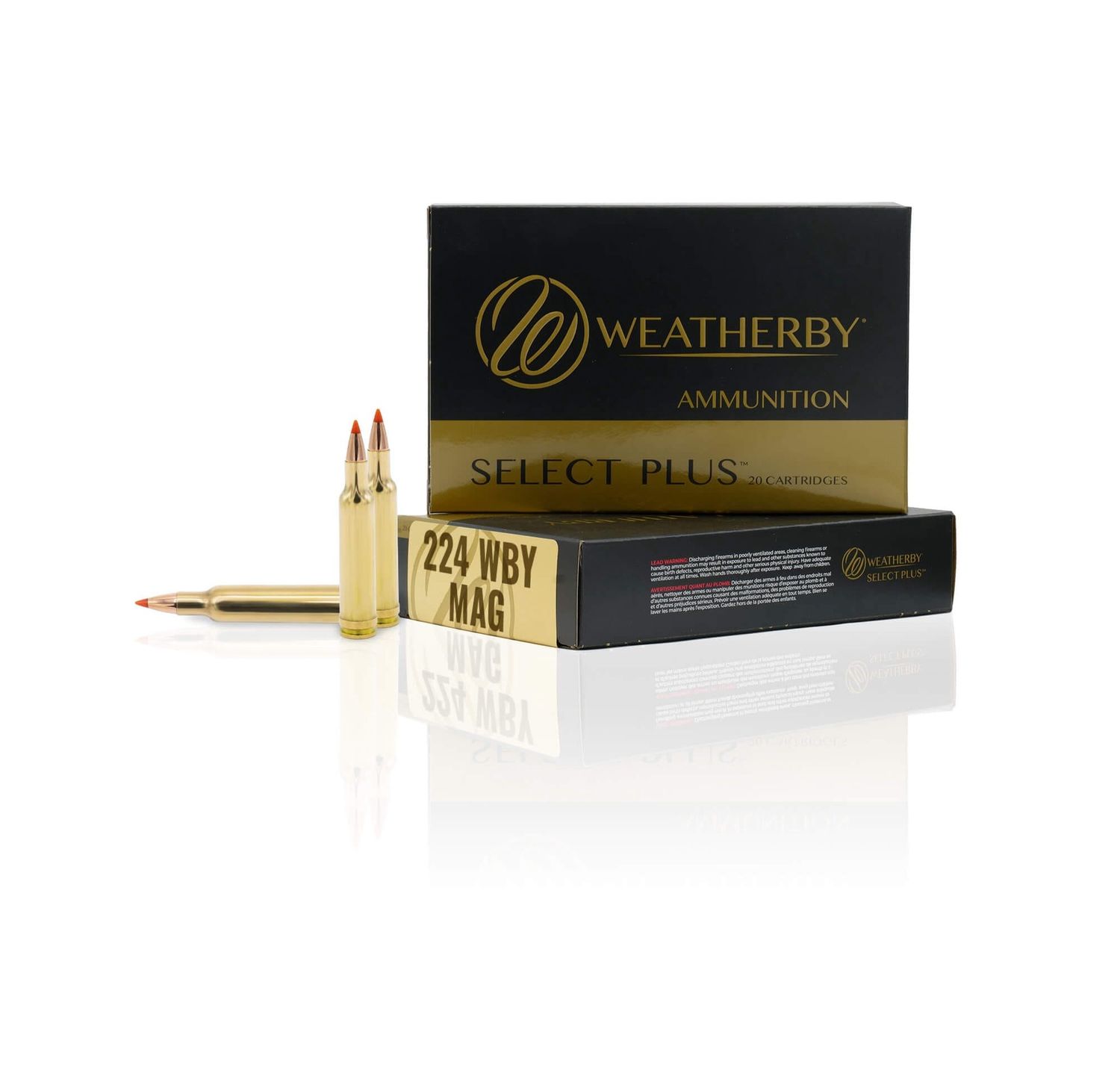 Weatherby Select Plus 224 Wby Mag 55gr Interlock