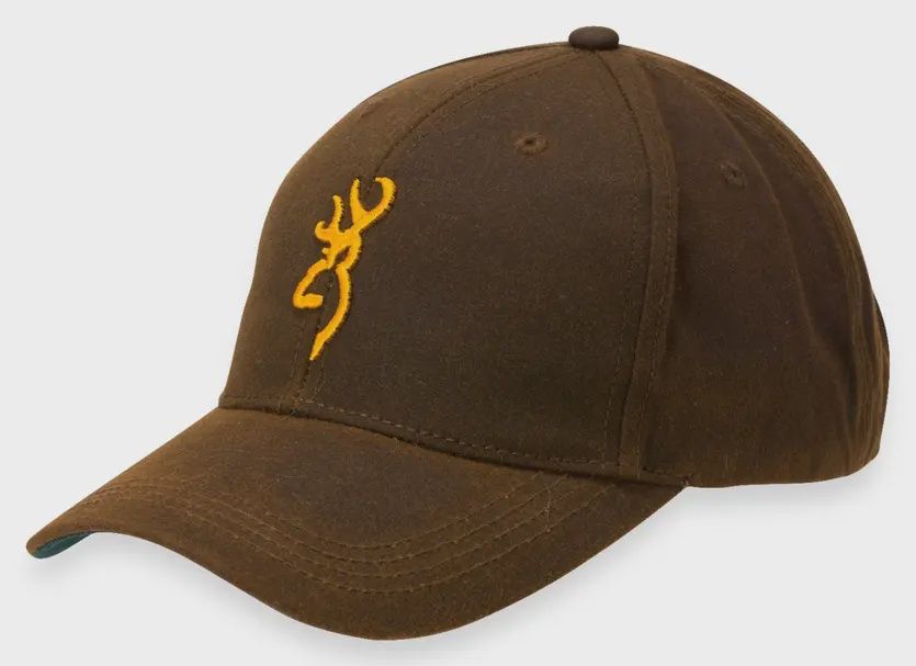 Browning Dura Wax 3D Buckmark Brown Cap