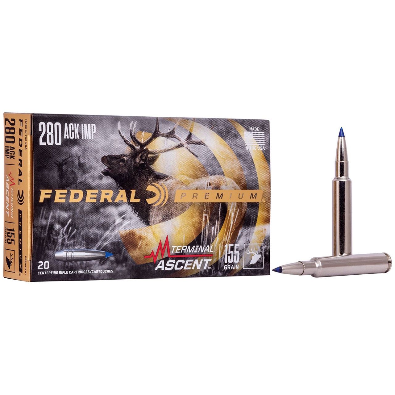 Federal Premium Terminal Ascent 280 Ackley Imp 155gr