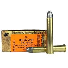 HSM 38-55 240gr RN Cowboy Action