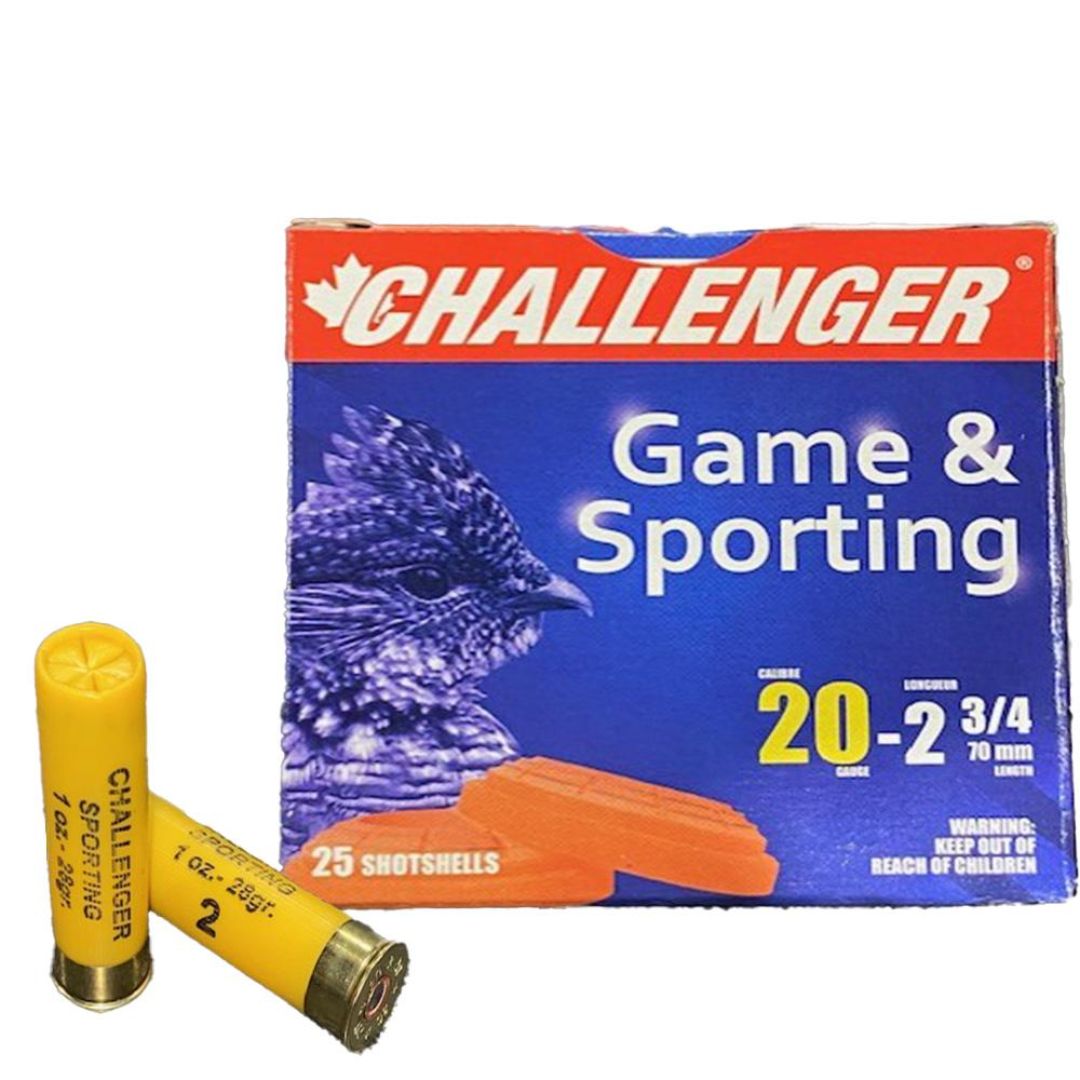 Challenger 20ga 2 3/4 #2 1oz