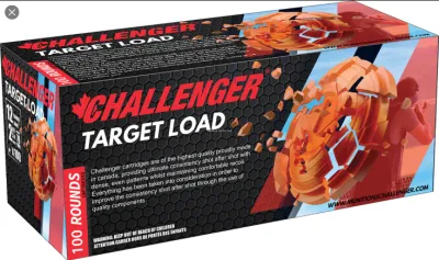 Challenger 12ga #8 Target Load 100pk