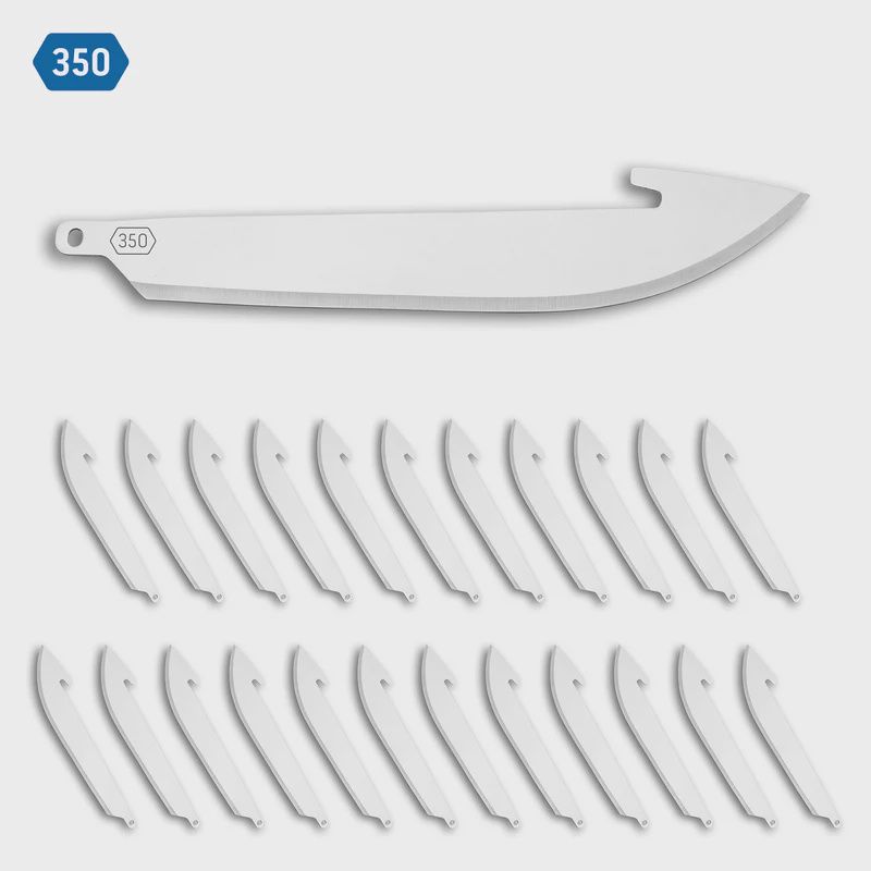 Outdoor Edge 3.5" Drop Point Replacement Blades 24pk RR35-24