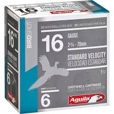 Aguila 16ga #6 Birdshot 2 3/4" 1oz 25pk