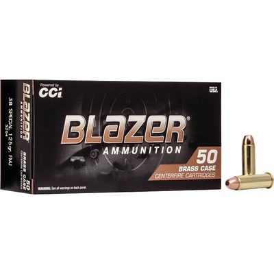CCI Blazer Brass 38 Special 125gr FMJ