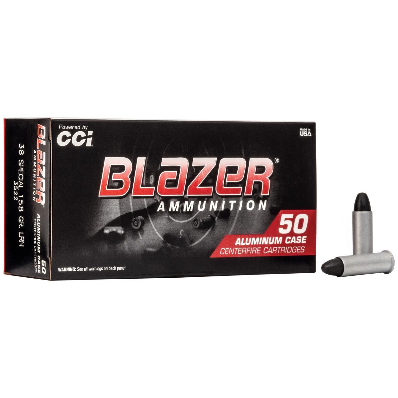 CCI Blazer 38 Special 158gr Aluminum