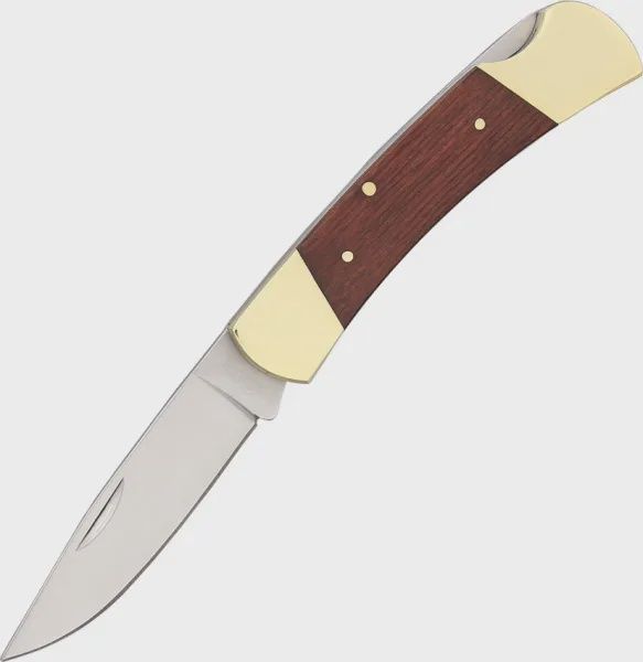 Rite Edge 3.25"Brass Bolster Lockback Folder w/Sheath