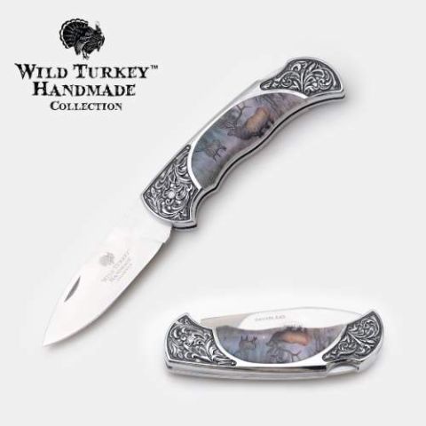 Wild Turkey Handmade Folding Knife