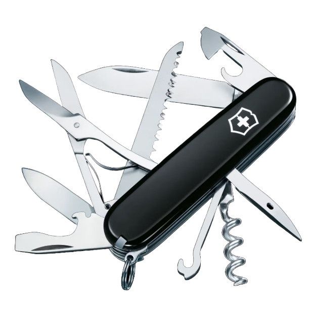 Victorinox Huntsman Black Swiss Army Knife