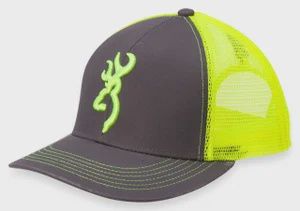Browning Flashback Cap Char/Neon Grn