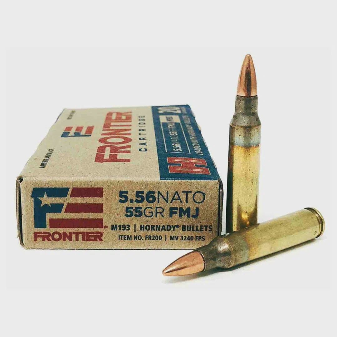 Hornady Frontier FMJ 5.56 Nato 55gr 500rds