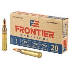 Hornady Frontier FMJ 5.56 Nato 62gr 500rds