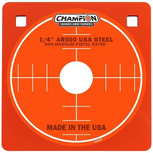 Champion Targets AR500 3/8" Steel Rifle Target - 4"