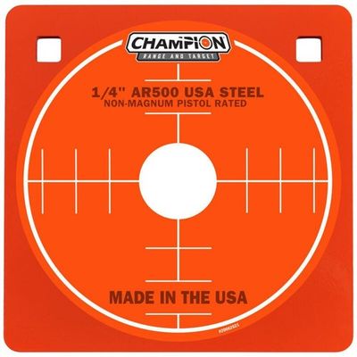 Champion Targets AR500 3/8" Steel Rifle Target - 4"