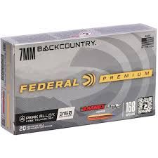 Federal Premium Barnes LRX Copper 7mm Backcountry 168gr