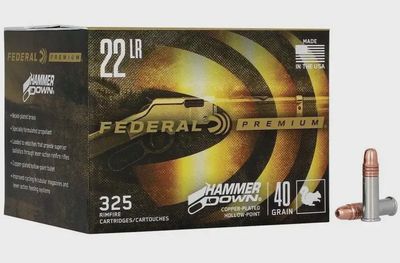 Federal Premium 22LR 40gr Hammer Down