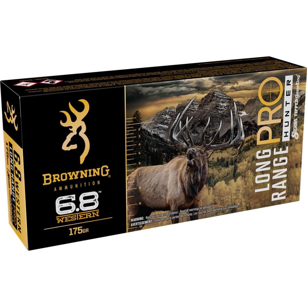 Browning Long Range Pro Hunter 6.8 Western 175gr Sierra Tipped Gameking