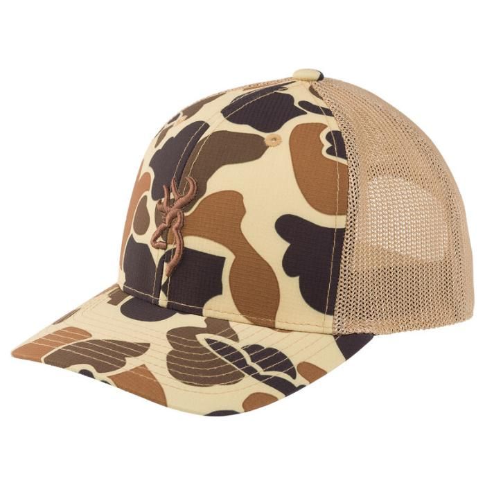 Browning Cupped Up Mesh Cap Vintage Tan