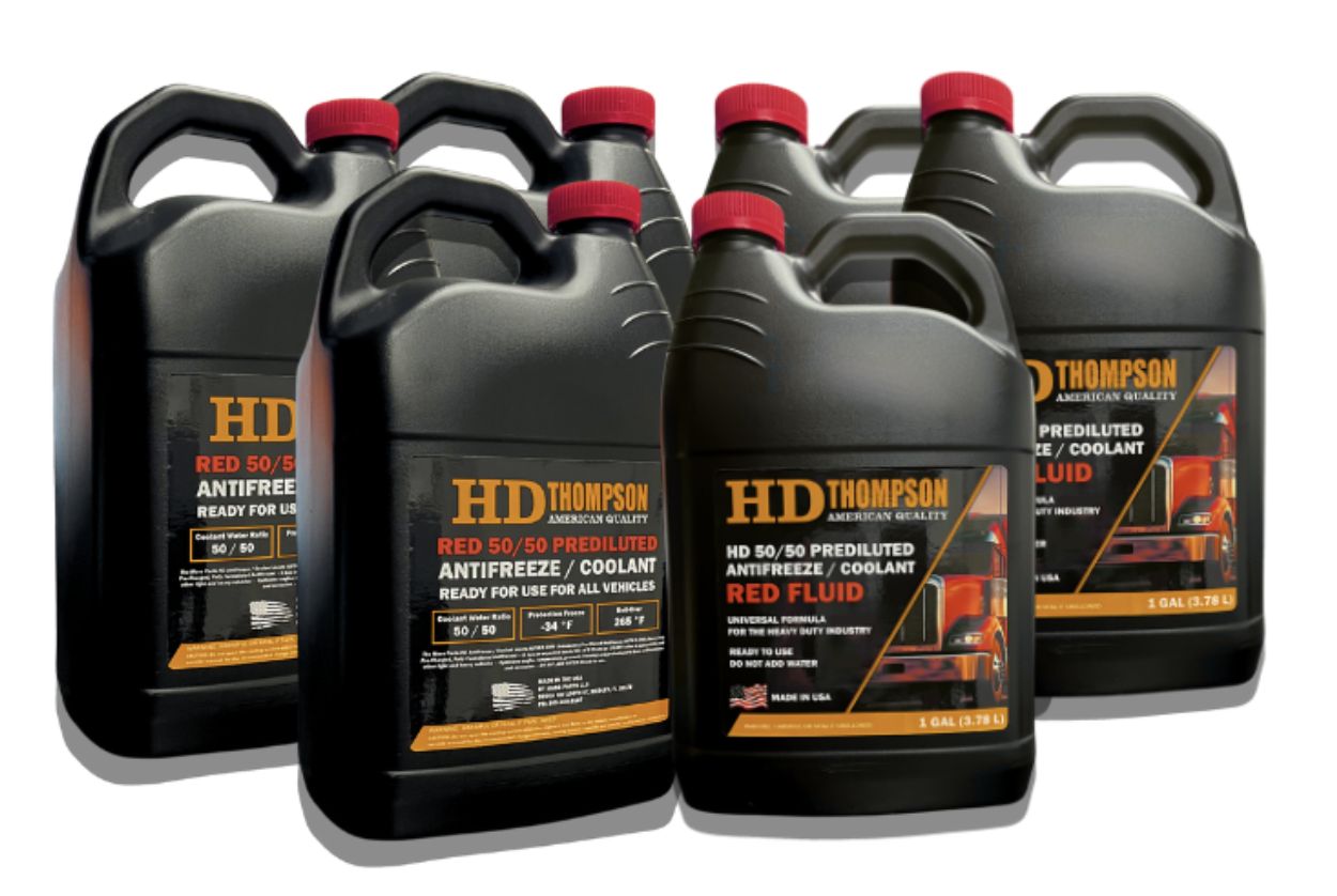 TH-50/50RED ANTIFREEZE/COOLANT