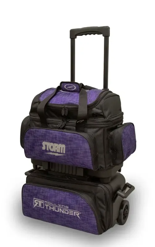 Storm Rolling Thunder 4 Ball Roller Abstract Purple