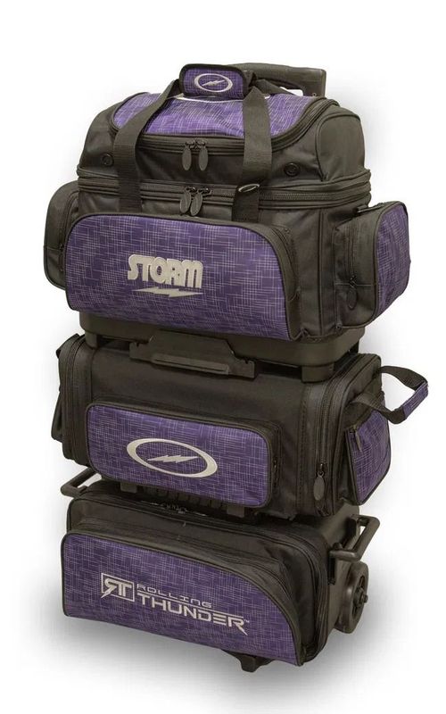 Storm Rolling Thunder 6 Ball Roller Abstract Purple