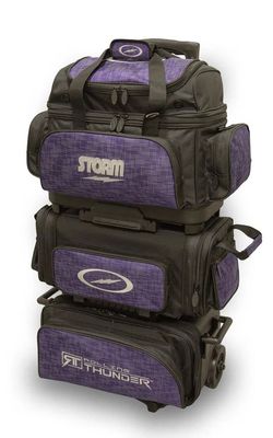 Storm Rolling Thunder 6 Ball Roller Abstract Purple