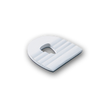 3G Heel Rippled White