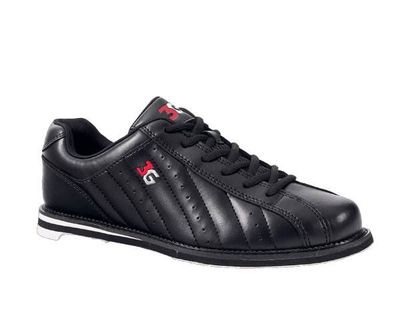 3G Kicks Unisex Black Wide Width