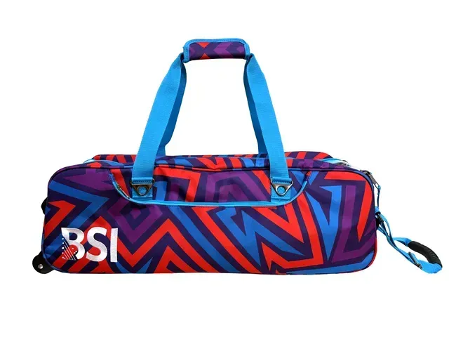 BSI Triple Roller/Tote Teal/Purple/Red