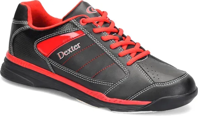 Dexter Mens Ricky IV Black/Red Wide Width