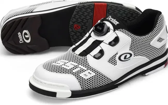 Dexter Mens SST 8 Power Frame BOA White/Black Wide Width
