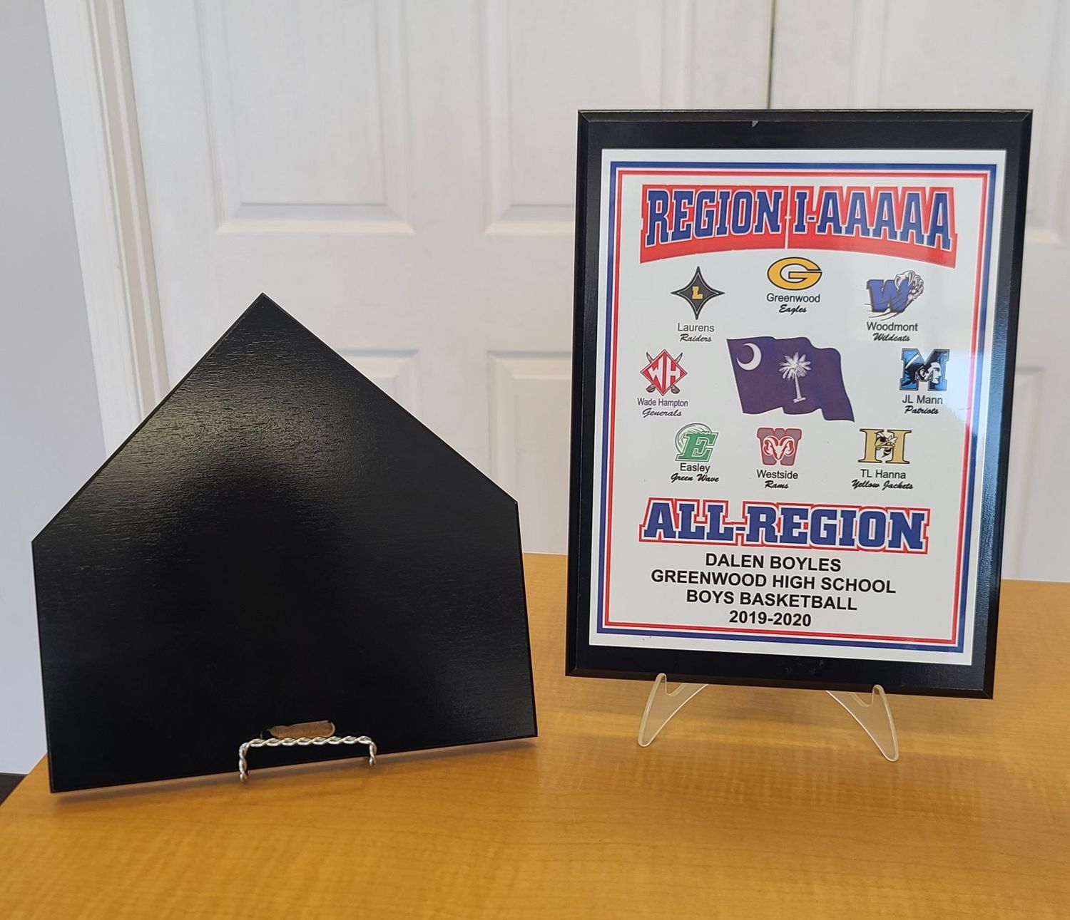 Black/Silver Cast Aluminum Sign with 24” Rod