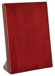 5 5" x 7" Rosewood Piano Finish Standing Plaque