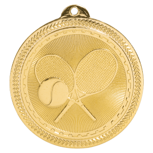 2” Bright Gold Laser-able Tennis