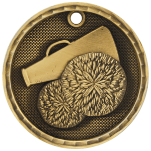2” Antique Gold Cheer