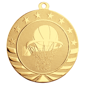 2 ¾” Bright Gold Basketball