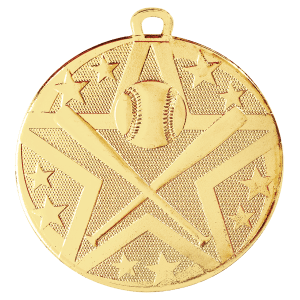 2” Gold Superstar Baseball/Softball