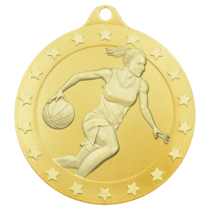 2” Gold Radiance Female Basketball
