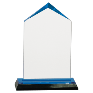 SKU: IMP151BU - 3 1/2" x 6 1/2" Blue Jewel Impress Acrylic