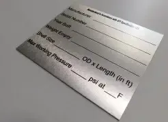 Metal Engraved Signs